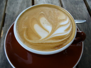 Cafeに行ったら、Flat White